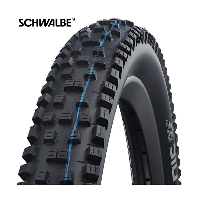 Load image into Gallery viewer, Vouwband Schwalbe Nobby Nic Super Ground 27.5 x 2.25 57-584 mm - zwart
