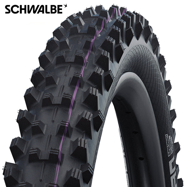 Afbeelding laden in galerijviewer, Schwalbe dirty dan - tle - addix ultra soft - super downhill - 29x2.35 - black
