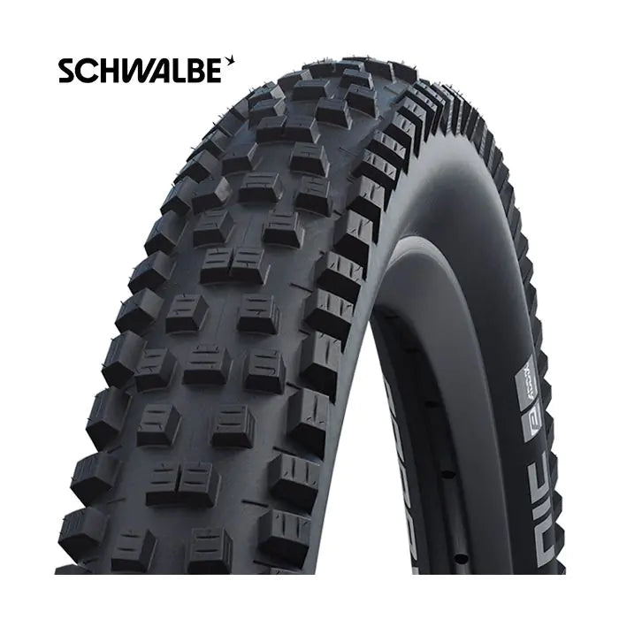 Load image into Gallery viewer, Vouwband Schwalbe Nobby Nic DD RaceGuard 27.5 x 2.40 62-584 mm - zwart
