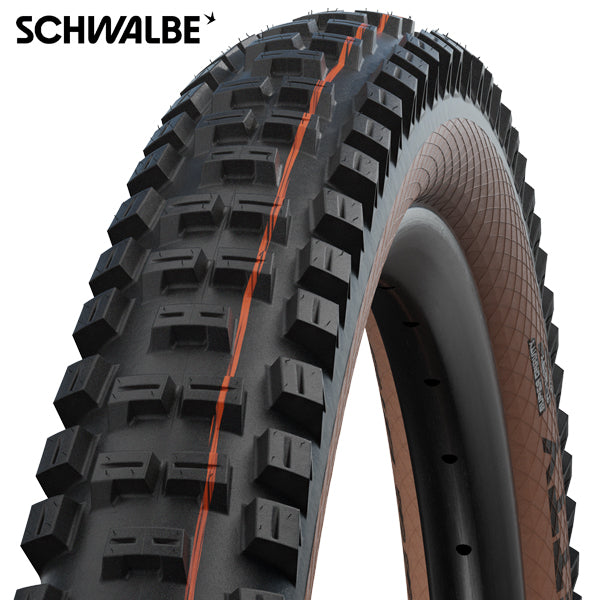 Afbeelding laden in galerijviewer, Vouwband Schwalbe Big Betty Super Gravity 29 x 2.40 62-622 mm - zwart bruin
