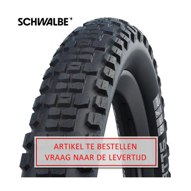 Schwalbe vouwband johnny watts dd raceguard 27.5 x 2.80 70-584 mm - zwart
