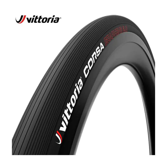 Vittoria tube 23-622 corsa met grafeen g+ zwart-grijs