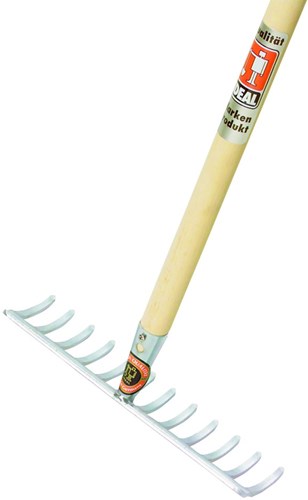 Idealspaten-bredt hark gebogen 12-t verz. e170 - 66401201 - 66401201