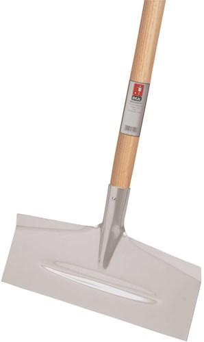Idealspaten-bredt sneeuwschuiver zilv.180x500 met st - 40010201 - 40010201