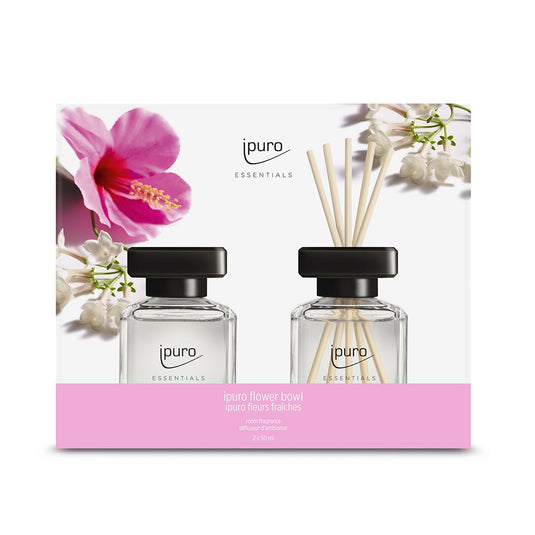 Ipuro geurdiffuser flower bowl 2 x 50 ml