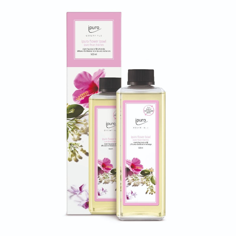 Load image into Gallery viewer, Ipuro geurdiffuser navulling flower bowl 500ml
