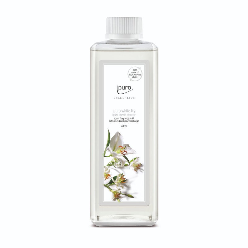 Load image into Gallery viewer, Ipuro geurdiffuser navulling white lily 500ml
