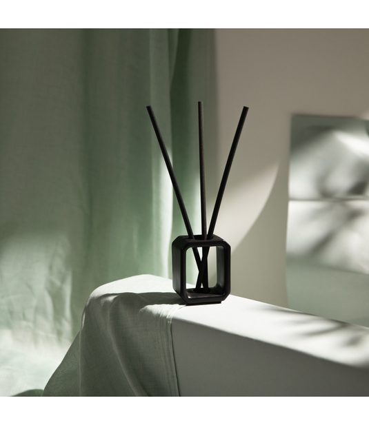 Ipuro scented sticks vase set black bamboo zwart