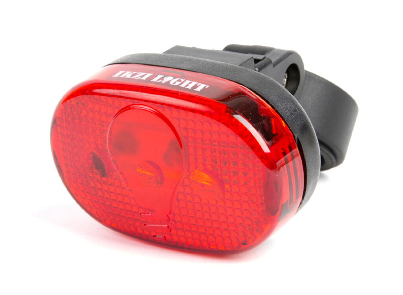 Load image into Gallery viewer, Ikzilight achterlicht 3-led rood inclusief batterijen op kaart
