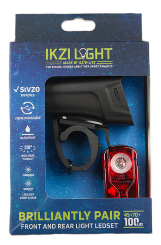 IkziLight lighting set USB LED set Brilliantly Pair