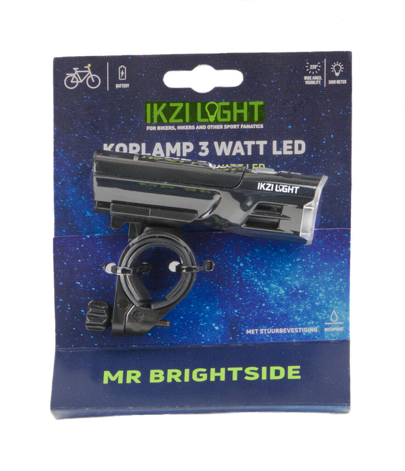 Load image into Gallery viewer, IKZI-Light koplamp Alu LED Mr. Brightside Hi-Tech batt.
