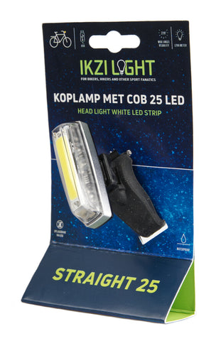 IKZI-light headlight Straight25 COB LED strip + USB