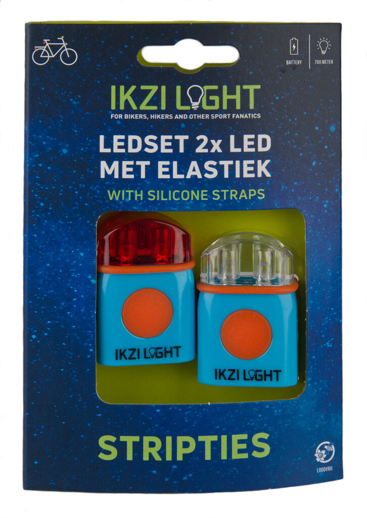 Load image into Gallery viewer, Verlichtingset Ikzi stripties blauw
