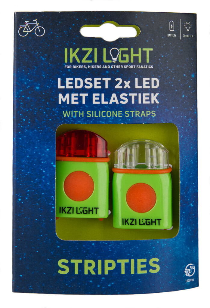 Load image into Gallery viewer, Verlichtingset Ikzi stripties groen
