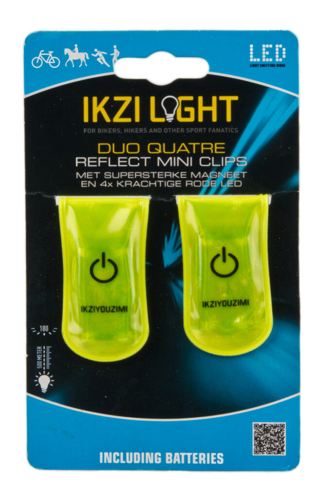 Load image into Gallery viewer, IKZI Light reflectie clip Duo Quatre batterij
