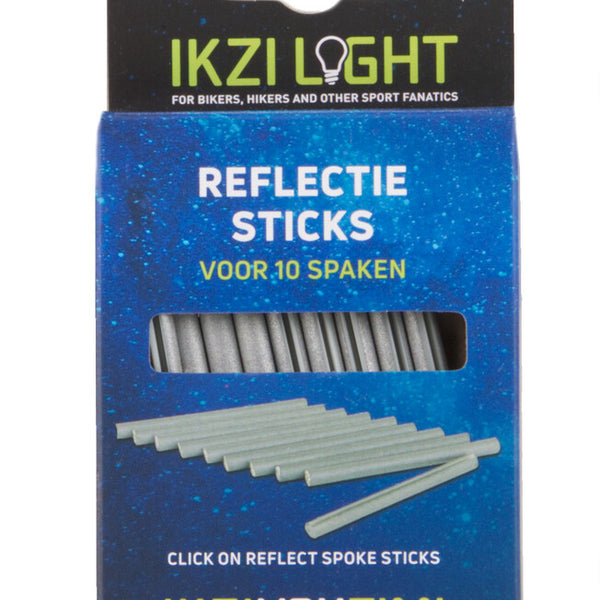 Ikzilight spoke reflection 8cm set of 10 pieces on card