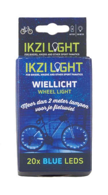 Wielverlichting IKZI voor 2 wielen - blauwe leds
