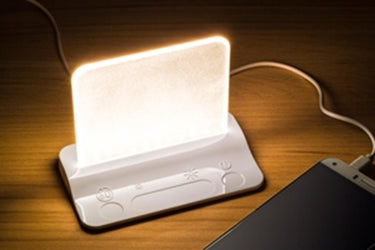 Cosydecor integral led usb tafellamp wit dimbaar + oplaadfunctie voor telefoon