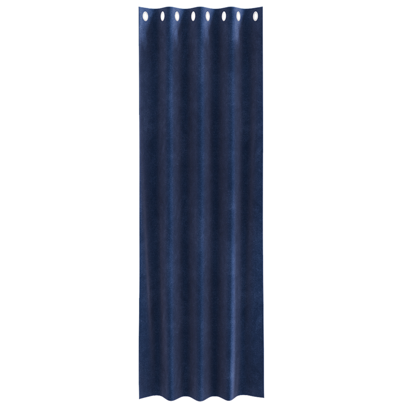 Load image into Gallery viewer, Vidaxl verduisterende gordijnen 2 pcs donkerblauw 140 x 260 cm fluweel
