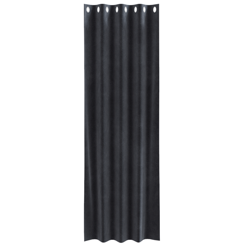 Load image into Gallery viewer, Vidaxl verduisterende gordijnen 2 pcs donkergrijs 140 x 245 cm fluweel
