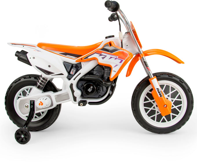 Load image into Gallery viewer, Injusa KTM SX-F My23 accuvoertuig crossmotor 12V oranje zwart
