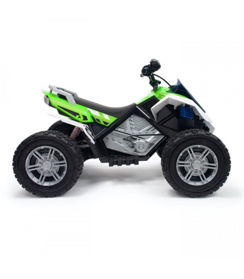 Load image into Gallery viewer, Injusa Elektrische kinderquad Rage 24V groen wit
