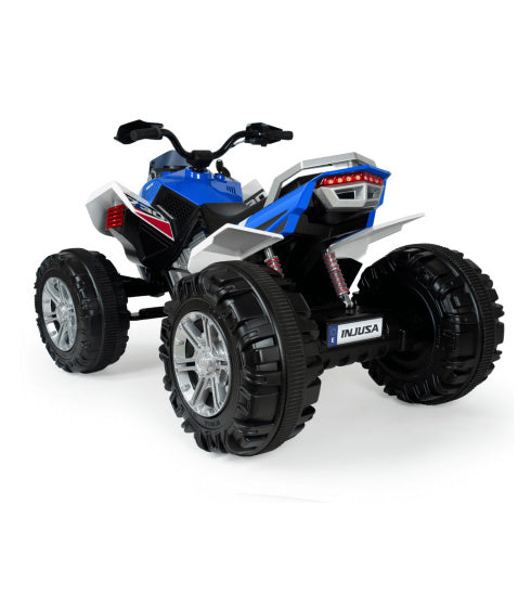 Load image into Gallery viewer, Injusa Rage elektrische kinderquad 12V blauw wit

