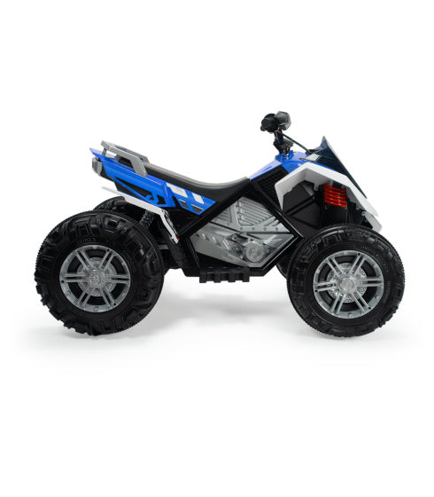 Load image into Gallery viewer, Injusa Rage elektrische kinderquad 12V blauw wit
