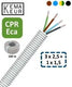 Enzo installatiebuis flexibel 5 8 (16mm) bedraad grijs 100m - 1276010