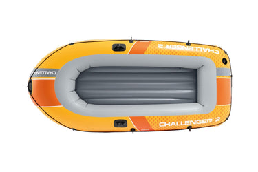 Intex challenger 2-persoons boot set inclusief peddels en pomp 236x114x41cm (