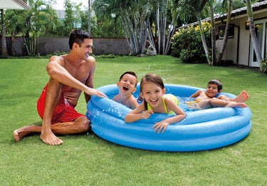 Intex zwembad kristal blauw 3-rings 147x33 cm