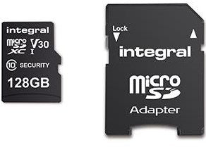 Enzo integral micro sd geheugenkaart v30 128gb security - 9500505