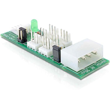 Delock distribution board 6x fan 5v 12v adapter