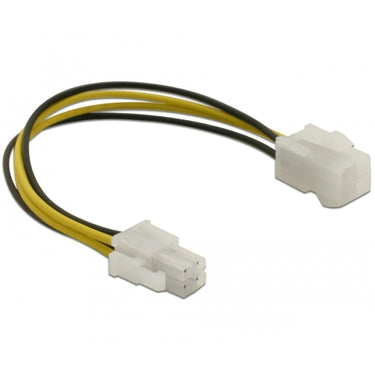 Delock verlengkabel p4 4 pin male > p4 4 pin female (0,15 meter)