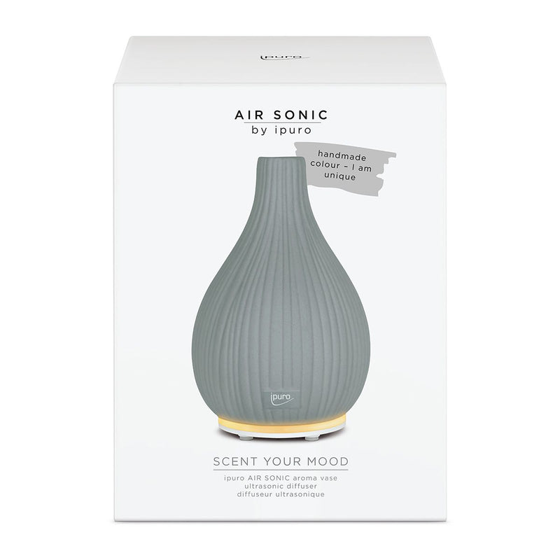 Load image into Gallery viewer, Ipuro air sonic aroma vaas grijs

