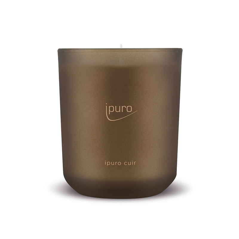 Load image into Gallery viewer, Ipuro geurkaars cuir 270gr
