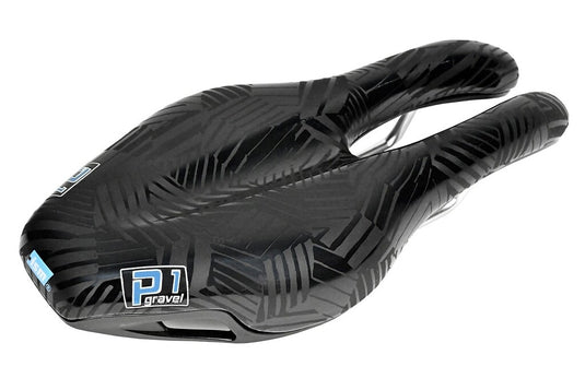 Ism zadel p1 gravel, zwart