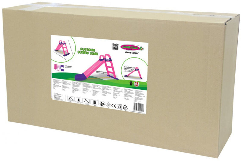 Load image into Gallery viewer, Jamara Funny glijbaan meisjes 145 x 59 x 79 cm roze paars
