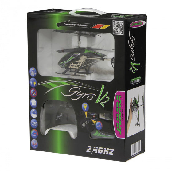 Load image into Gallery viewer, Jamara RC Gyro V2 helikopter jongens 2,4GHz 23 cm groen
