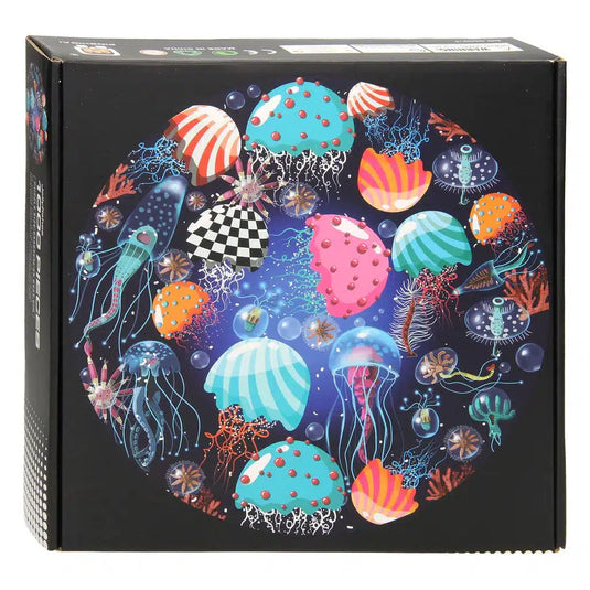 Intro puzzel rond - jellyfish - 1000 stukjes