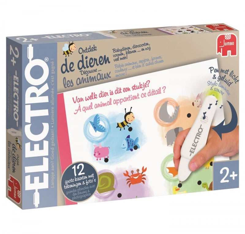Load image into Gallery viewer, Jumbo electro wonderpen ontdek de dieren educatief spel
