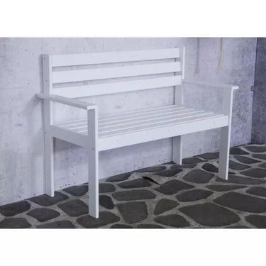 Sens -line semmy houten bankje 120cm wit fsc