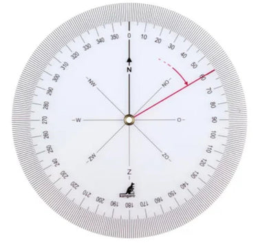 Kangaro koershoekmeter transparant