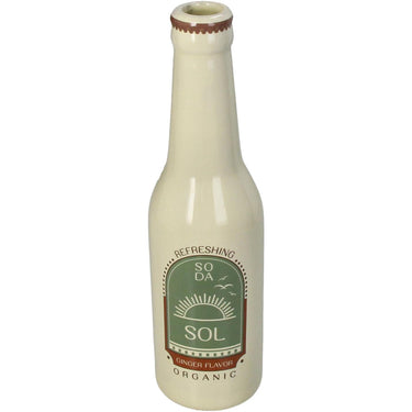 Kersten vaas soda fles sol fine aardewerk ivory 6.5x6.5x24cm