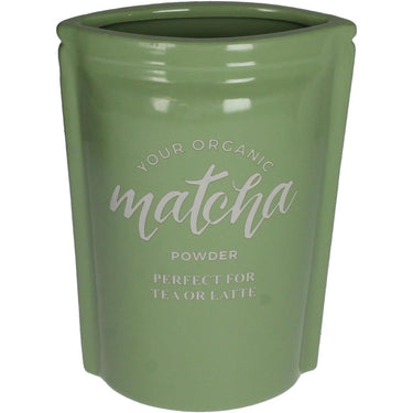Kersten vaas matcha fijn aardewerk groen 16x9x22.5cm