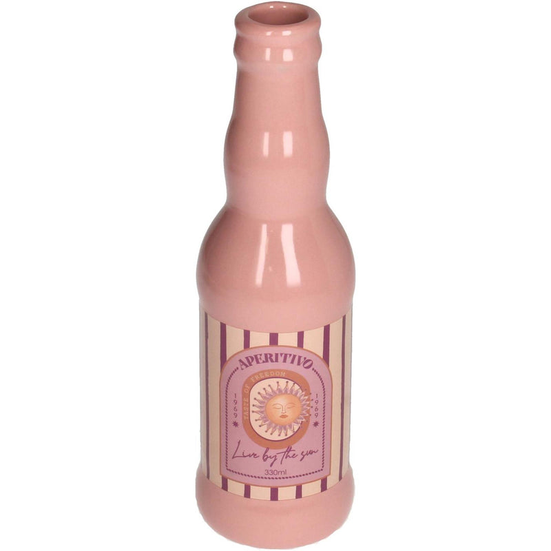 Afbeelding laden in galerijviewer, Kersten vaas aperitif sun keramiek roze 6.5x6.5x21.8 cm
