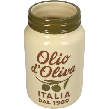 Kersten vaas olio d'oliva dolomite ivory 11.3x11x18cm