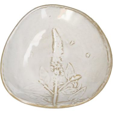 Kersten bord veldbloem keramiek white 11.5x10.5x2cm