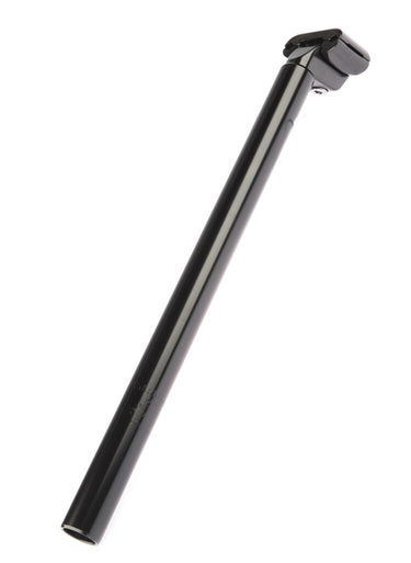 Zadelpen atb zwart 27.2 40cm alu