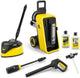 Karcher kärcher k 7 comfort premium home hogedrukreiniger - 180 bar - 600 l u - 60 m² u - terrasreiniter t 7 plus - slanghaspel - 4-in-1 spuitlans - app bediening - geschikt voor oa. auto - terras - campers - caravans - fietsen - motoren - tuinset
